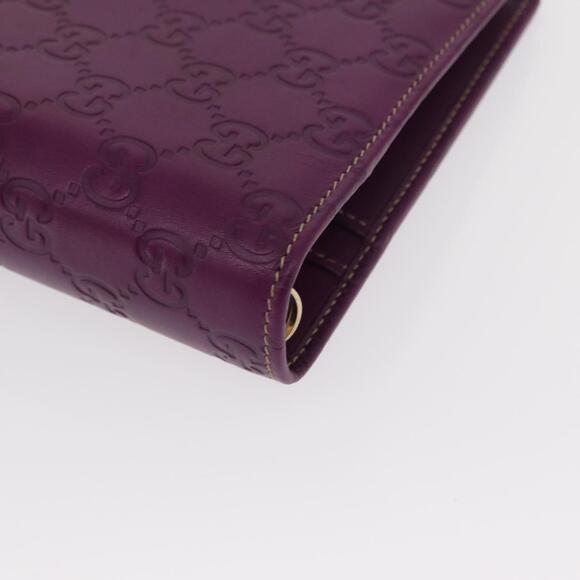 GUCCI GG Canvas Guccissima Day Planner Cover Purple 115241 2888 Auth yk20133A - Picture 7 of 16